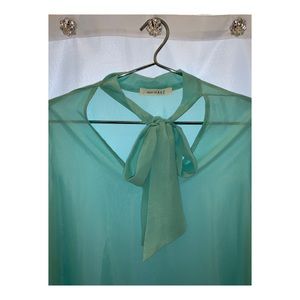Aqua blouse